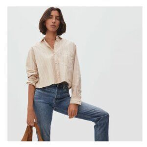 Everlane Way Short Shirt in Silky Organic Cotton
